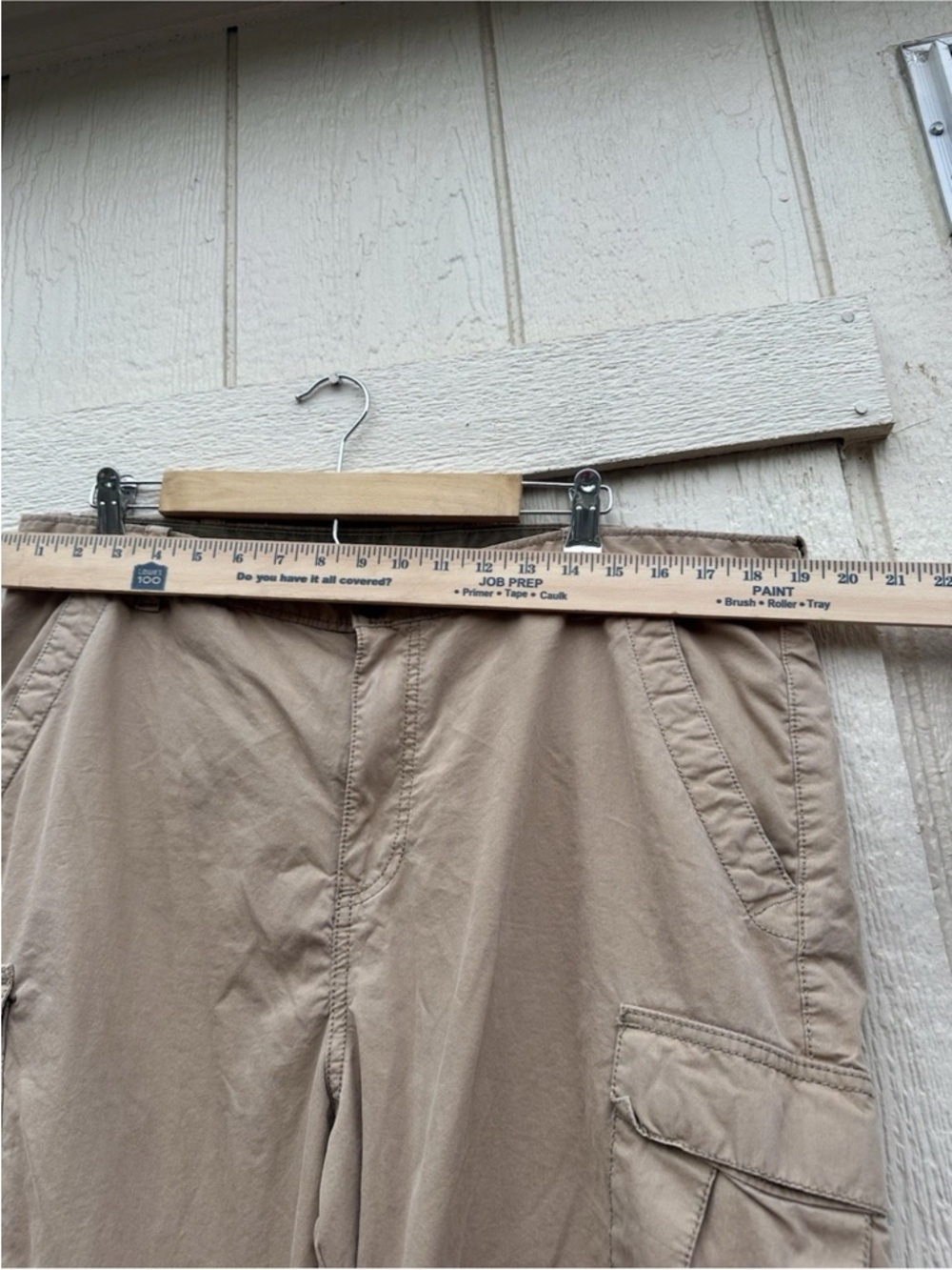 Timberland Men's Nylon Zip-Off Fly Fishing Pants Large (38X30 Brown/Tan - Picture 8 of 9